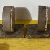 Pair of Marble Bookends from the Art Deco period