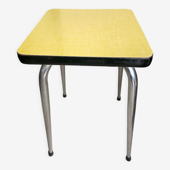 Tabouret Formica jaune