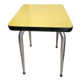 Yellow Formica stool