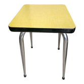 Yellow Formica stool