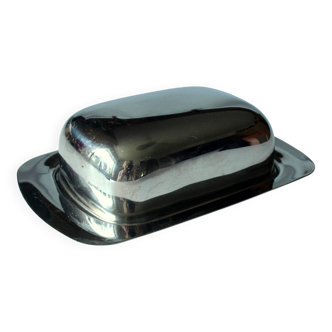 Beurrier en acier inoxydable - vintage