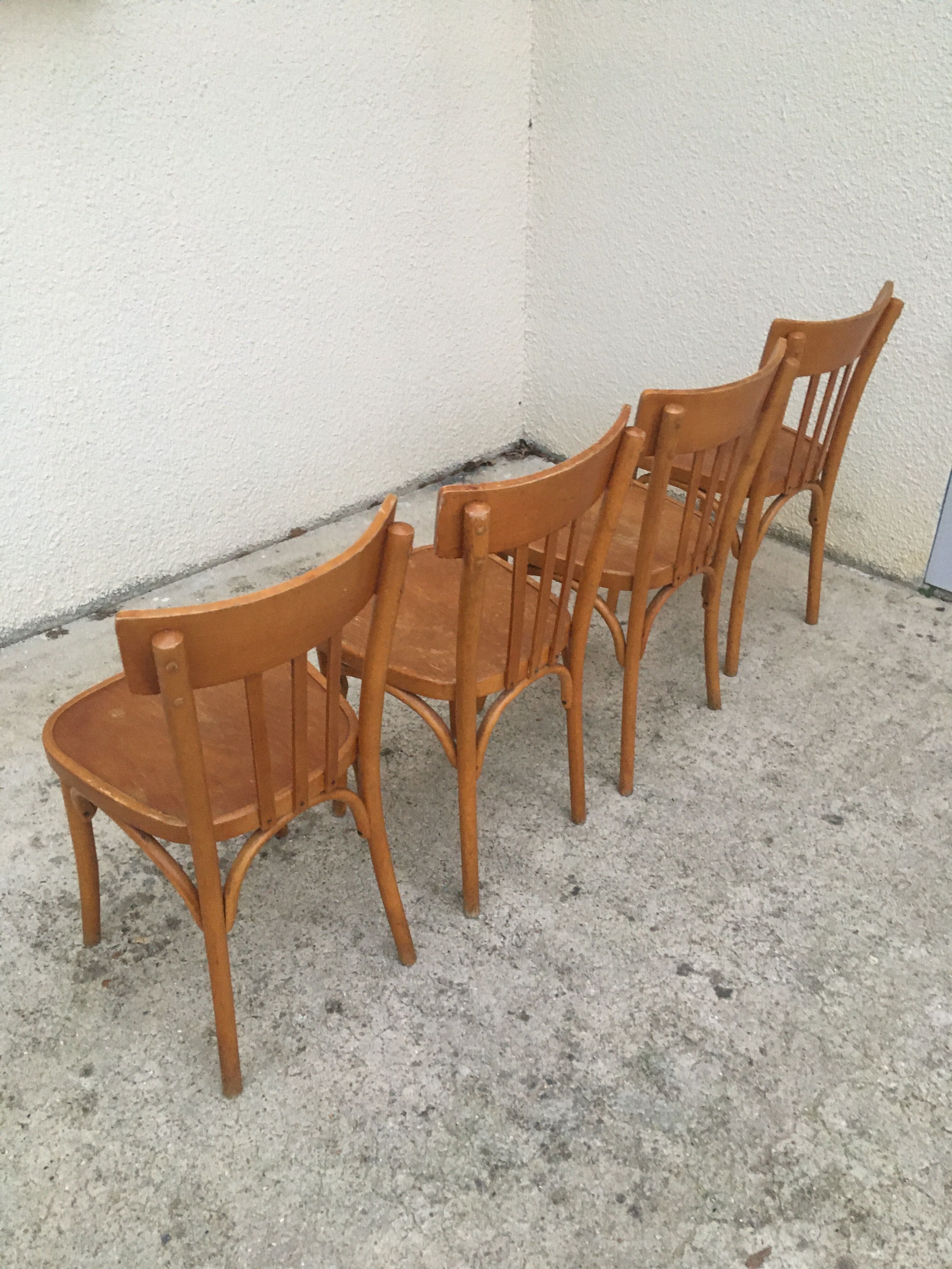 Old bistro chairs