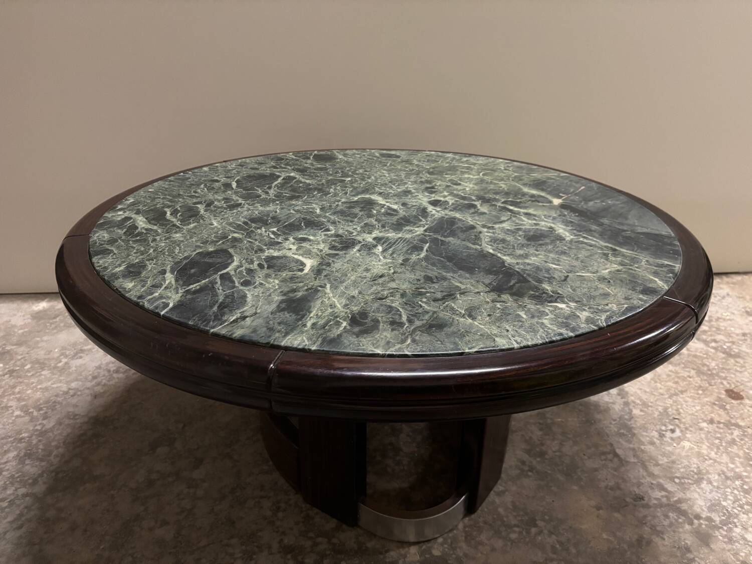 Green marble coffee table