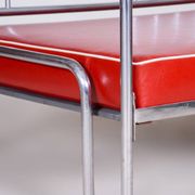 Bauhaus Sofa in Leather & Tubular Steel, 1930s
