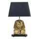 Vintage Brass Pharaoh Table Lamp Hollywood Regency 56cm