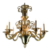 Venetian chandelier in Murano glass circa 1940