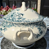 Old Gien opaque porcelain tureen