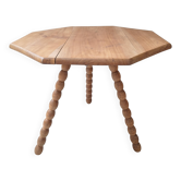 Coffee table / side table / tripod accent table with octagonal top