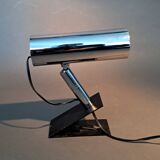 Modernist chrome adjustable clamp spotlight 1960/70.