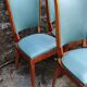 6 art deco chairs 1940
