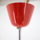 Mid-century red chandelier, Napako, 1970