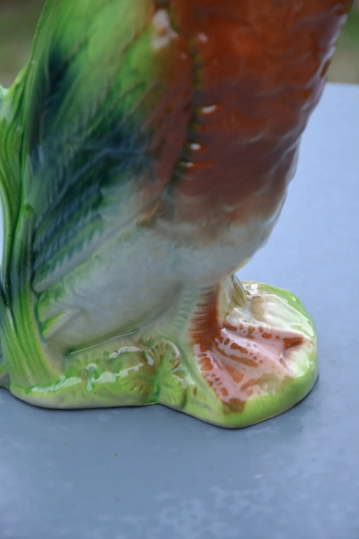 St Clément barbotine duck jug