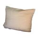 Old white linen cushion monogram