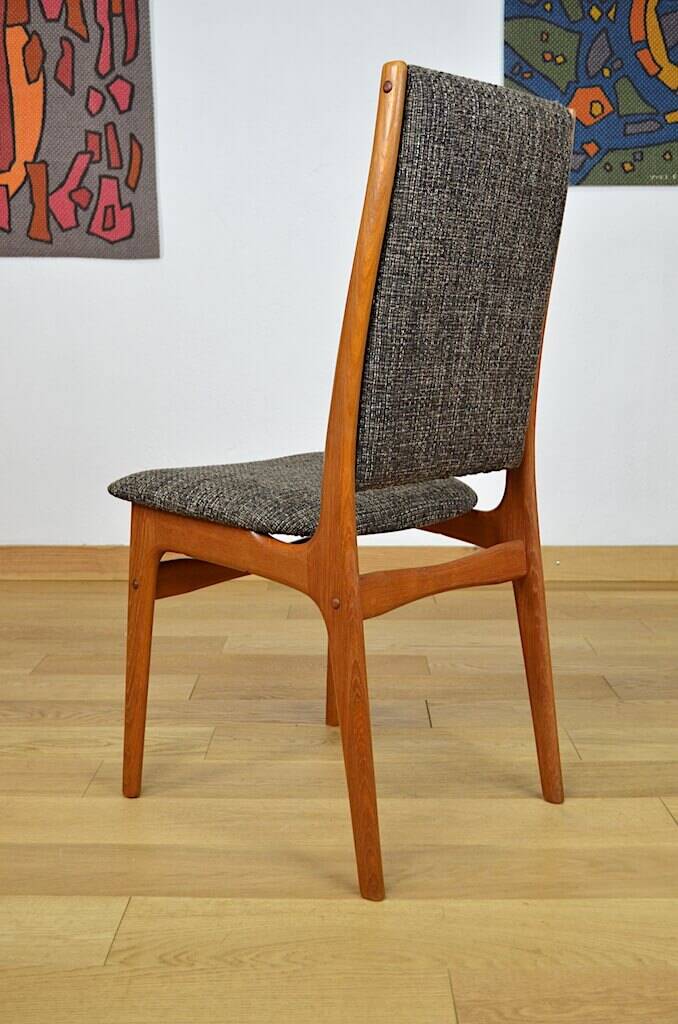 Set of 6 Danish Chairs by Schionning & Elgaard for Randers 1960