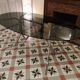 Dining table 70 chrome and smoked glass