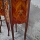 Paire de chevets style Louis XV en Marqueterie