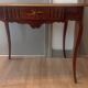 Walnut and marquetry table, 19th century.