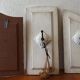 Cintre triptyque shabby chic.