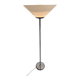 Floor lamp in white metal and plastic, Swisslamps SLZ design, vintage 80s