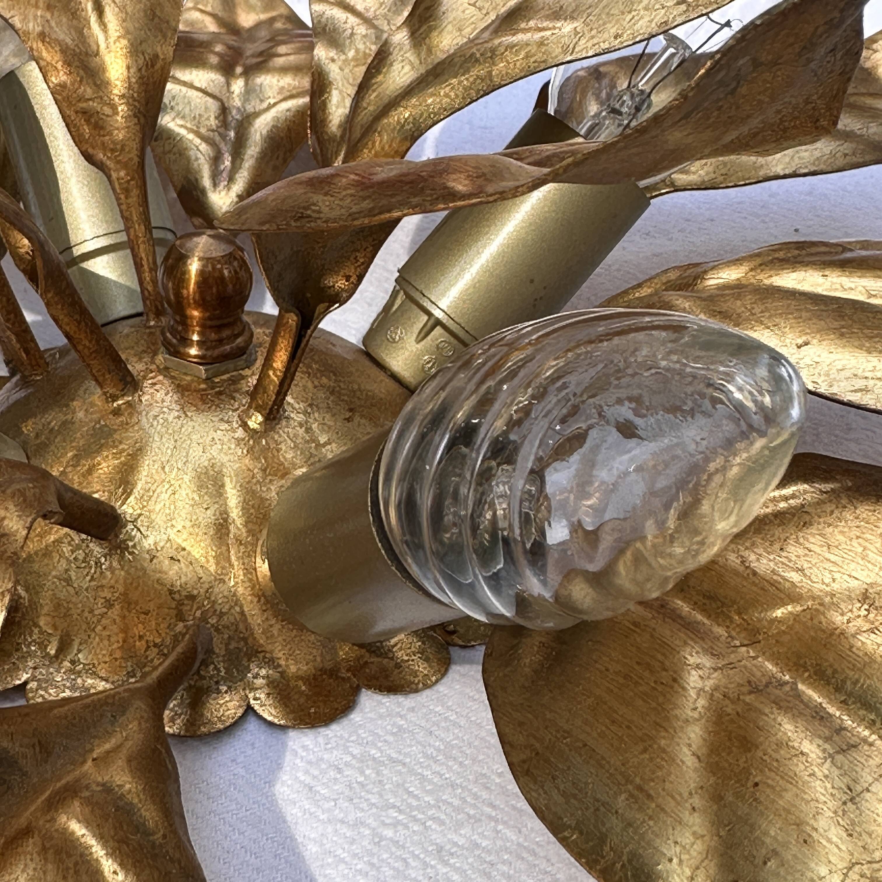 Hans Kogl Vintage Gold Floral Applique