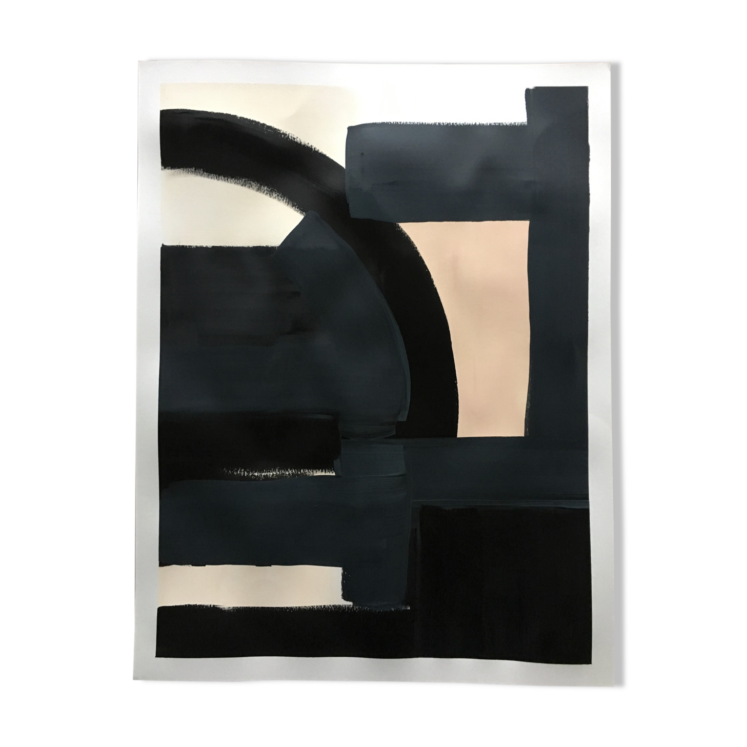 Black 4 - original work on paper 50x65