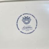 Porcelain vitro dish, Acapulco model by Villeroy and Boch