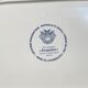 Plat en vitro porcelaine, modèle Acapulco de Villeroy et Boch