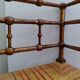 Chaise d'angle bois et paille