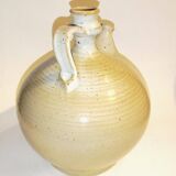 Cargoulette Pitcher Jug beige speckled Signed Grès du Marais 23 cm