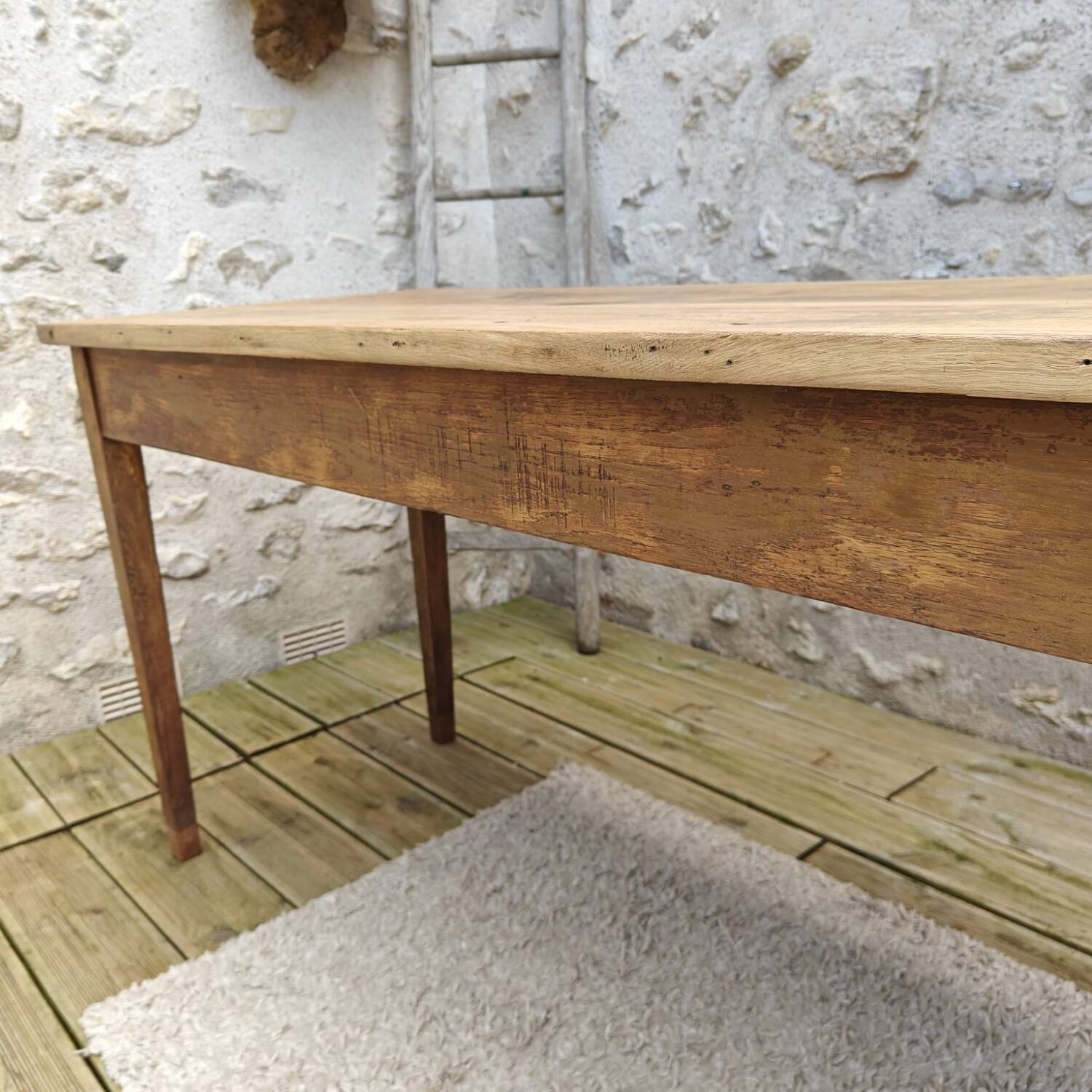 Oak farmhouse table