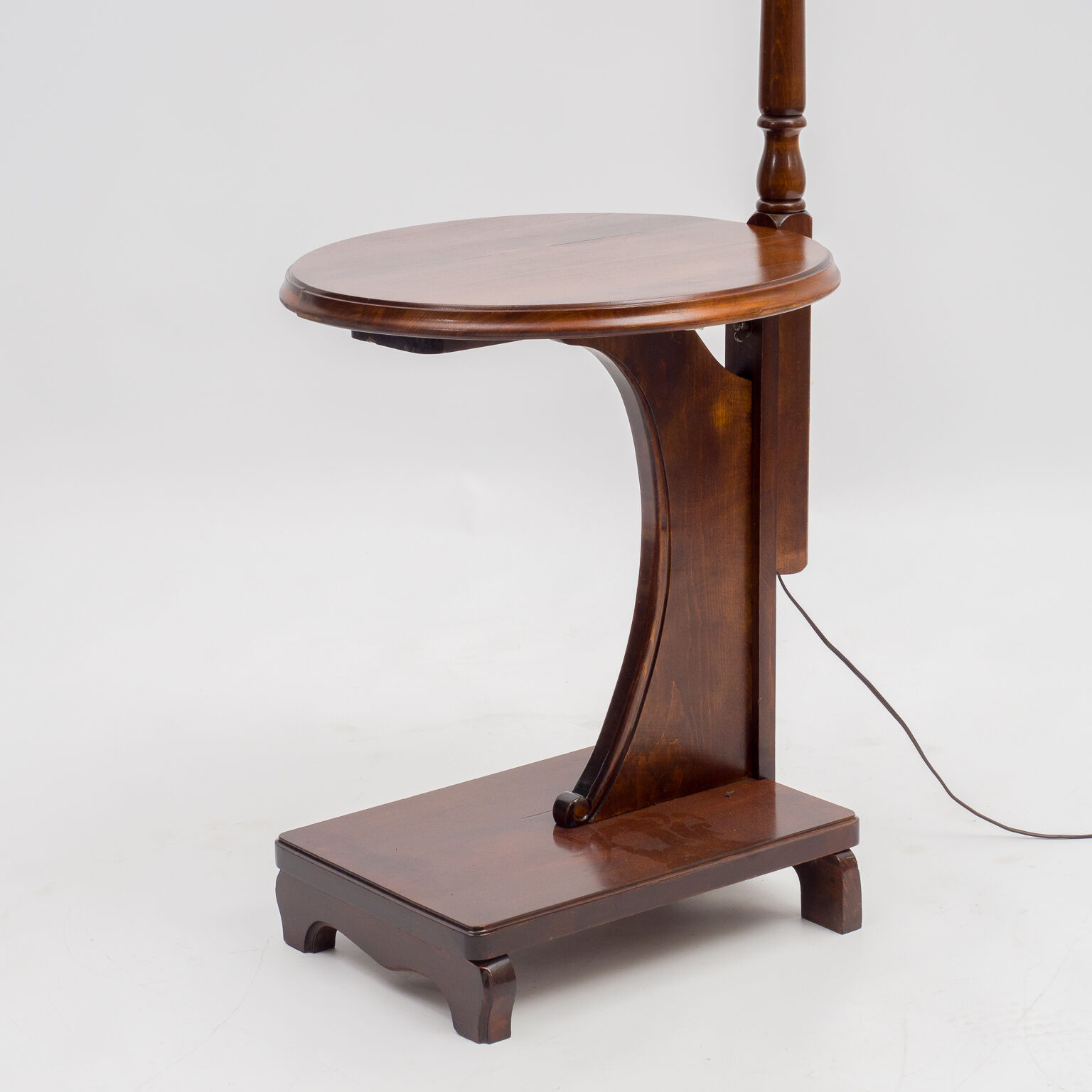 50s floor lamp with integrated table
