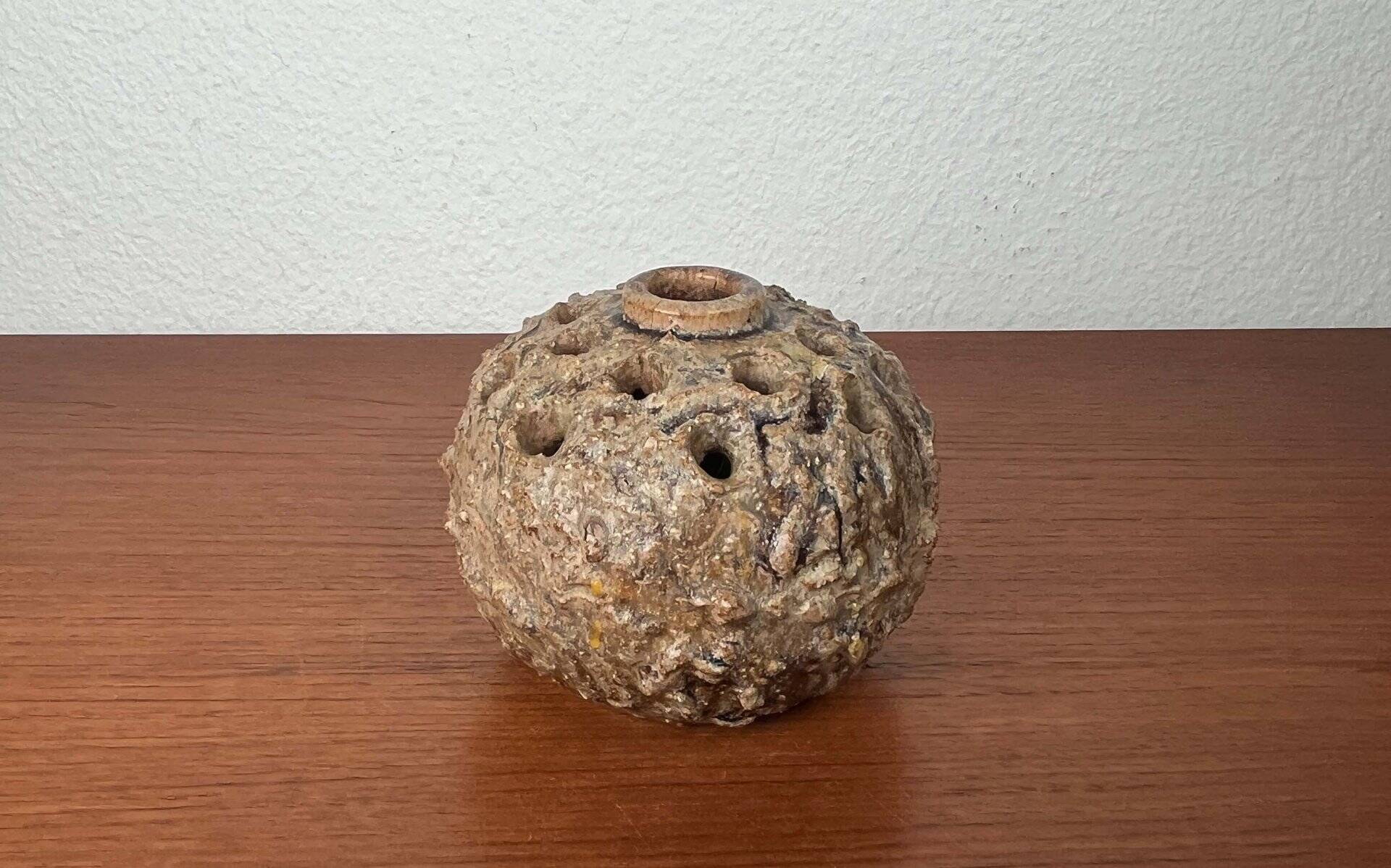Mid-Century Modern Danish Studio Pottery Hedgehog Candleholder from Sejer Keramik, 1960s