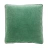 Velvet cushion, green