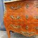 Louis XV Style Commode, 3 drawers, rosewood, marble top