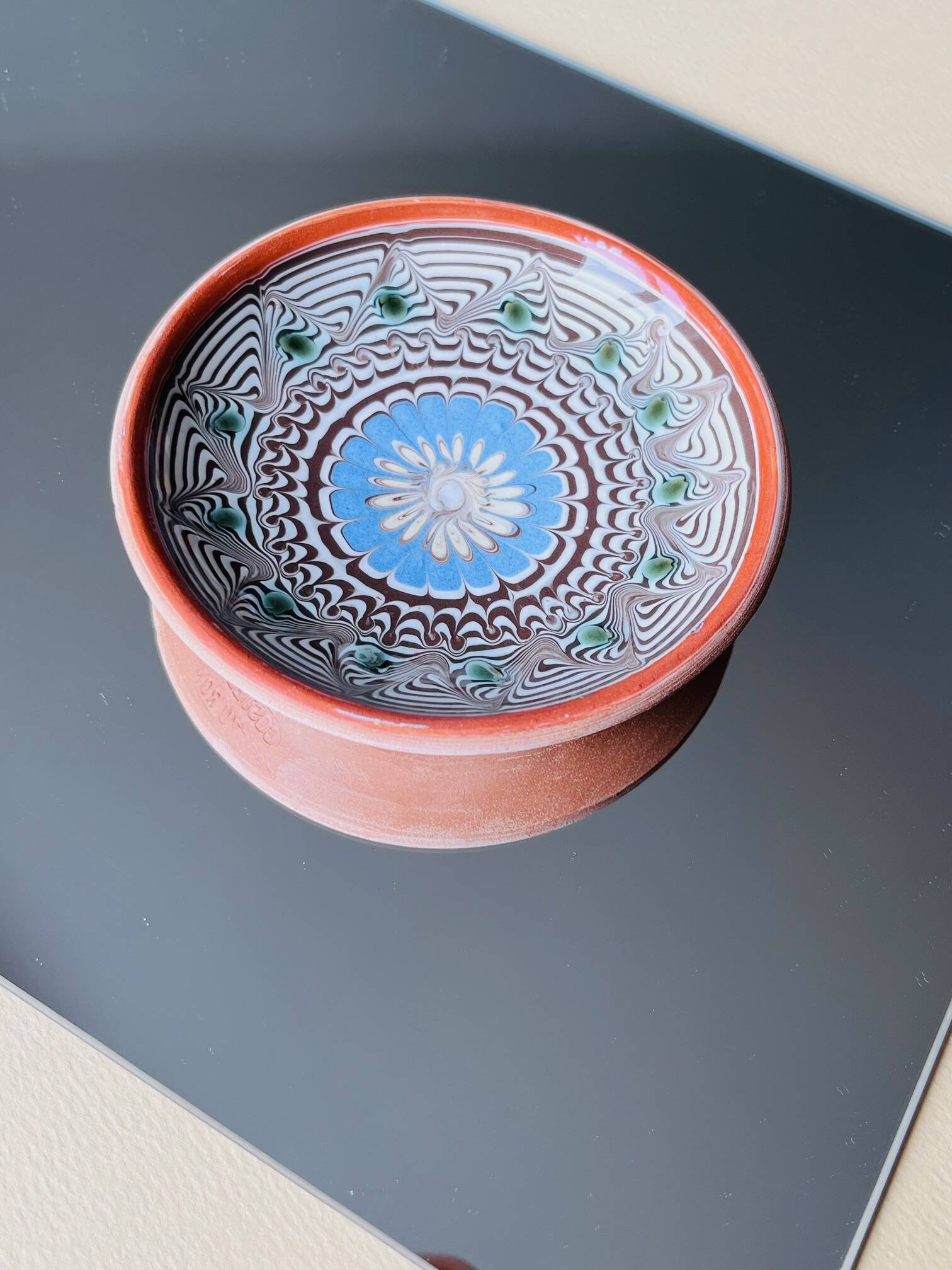 Ceramic bowl Romanian craftsmanship