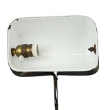 Art Deco Desk Lamp Notary Lamp Erpe Model 52 Wrought Iron Green Enamel Shade