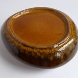 Vase galet plat en faïence