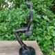 Sculpture of a dancer on a swing signed by Raphaël