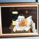 Old Still Life Painting Signed & Framed: Lara