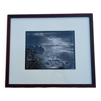 Photographie de la baie du Mont saint Michel, d'Olivier Mériel, tirage argentique numéroté