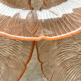 Vintage pink glass plates