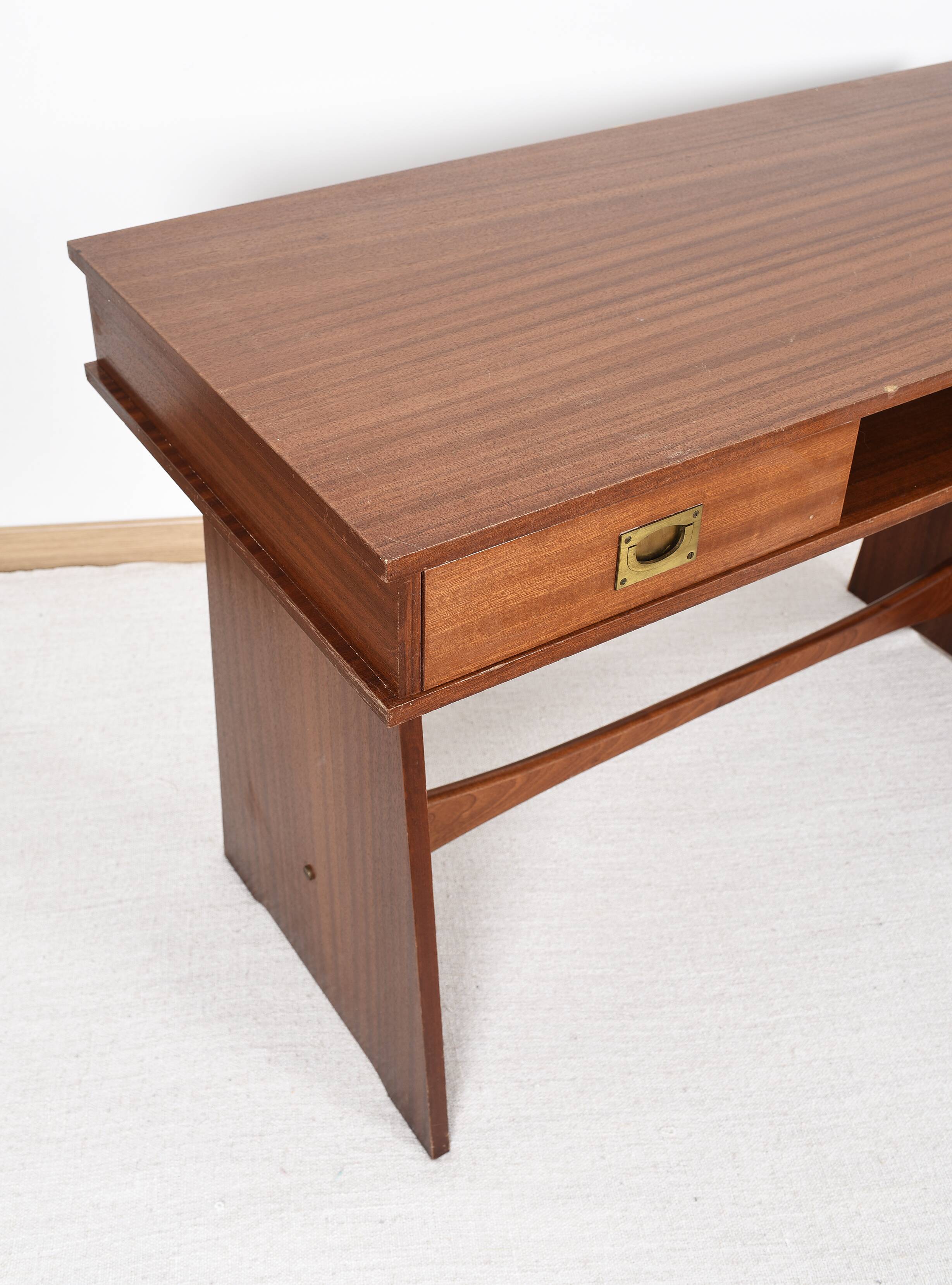 Teak desk, vintage, Gautier brand