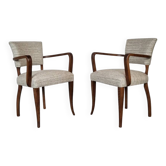 Pair of bridge armchairs, 1950