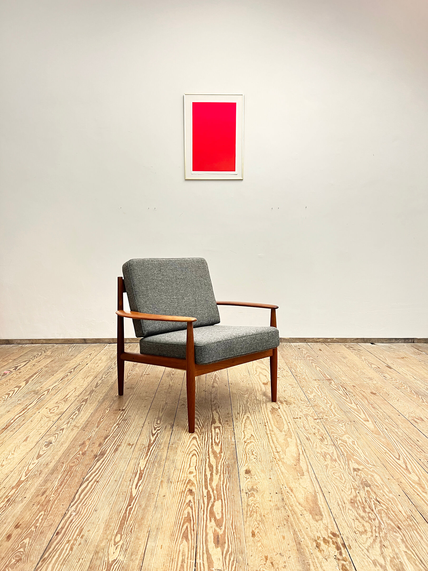 Mid Century Modern Teak armchair or easy chair by Grete Jalk for France & Son, Danish Design, 1950er