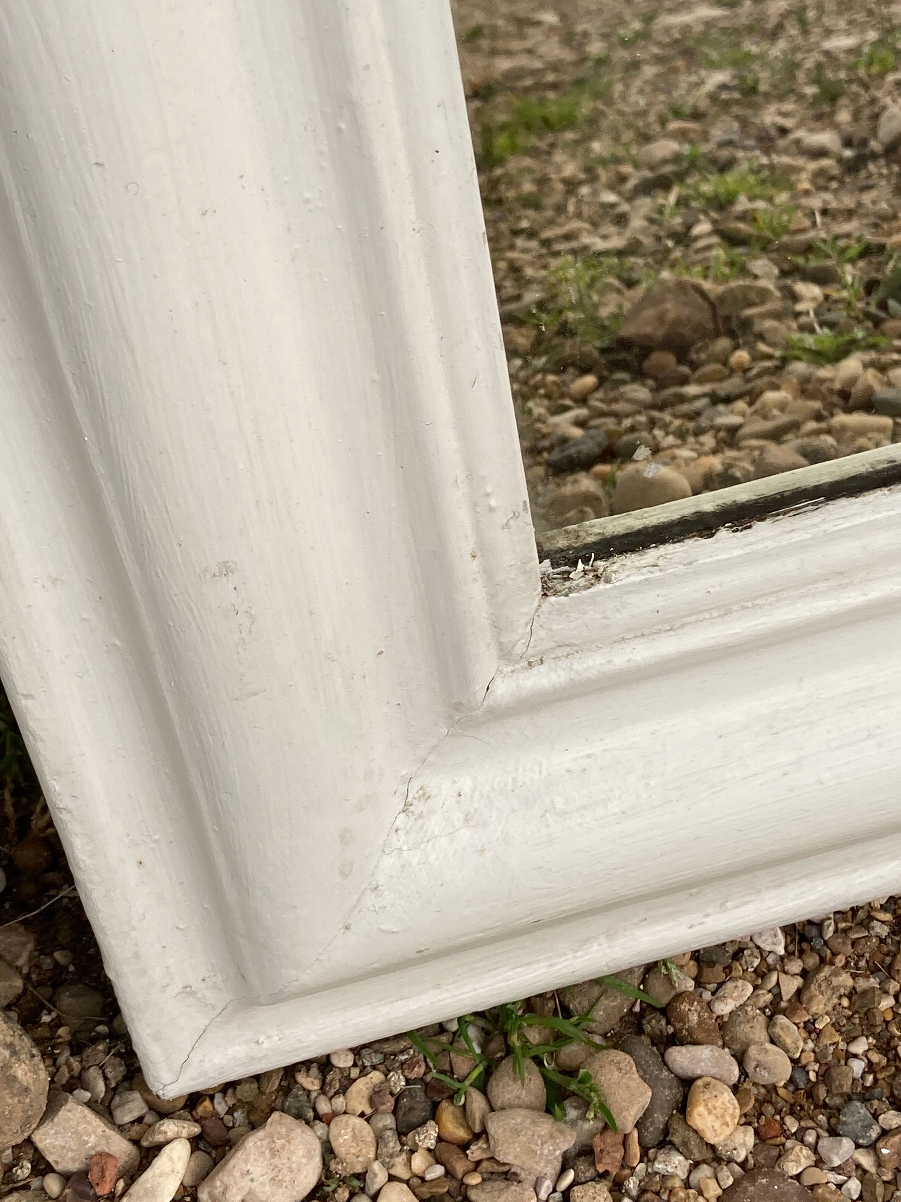 Mirror Louis Philippe white