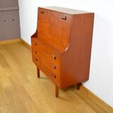 Danish Teak Secretary by Borge Mogensen Edition Soborg Mobler 1960