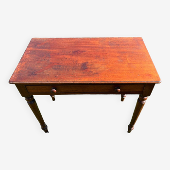 Bureau table Louis Philippe bois fonce