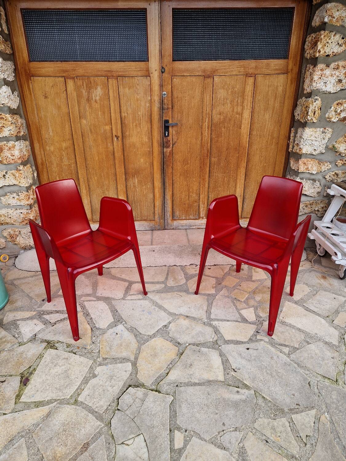 2 designer armchairs c Bella Rifatta by William Sawaya for Sawaya