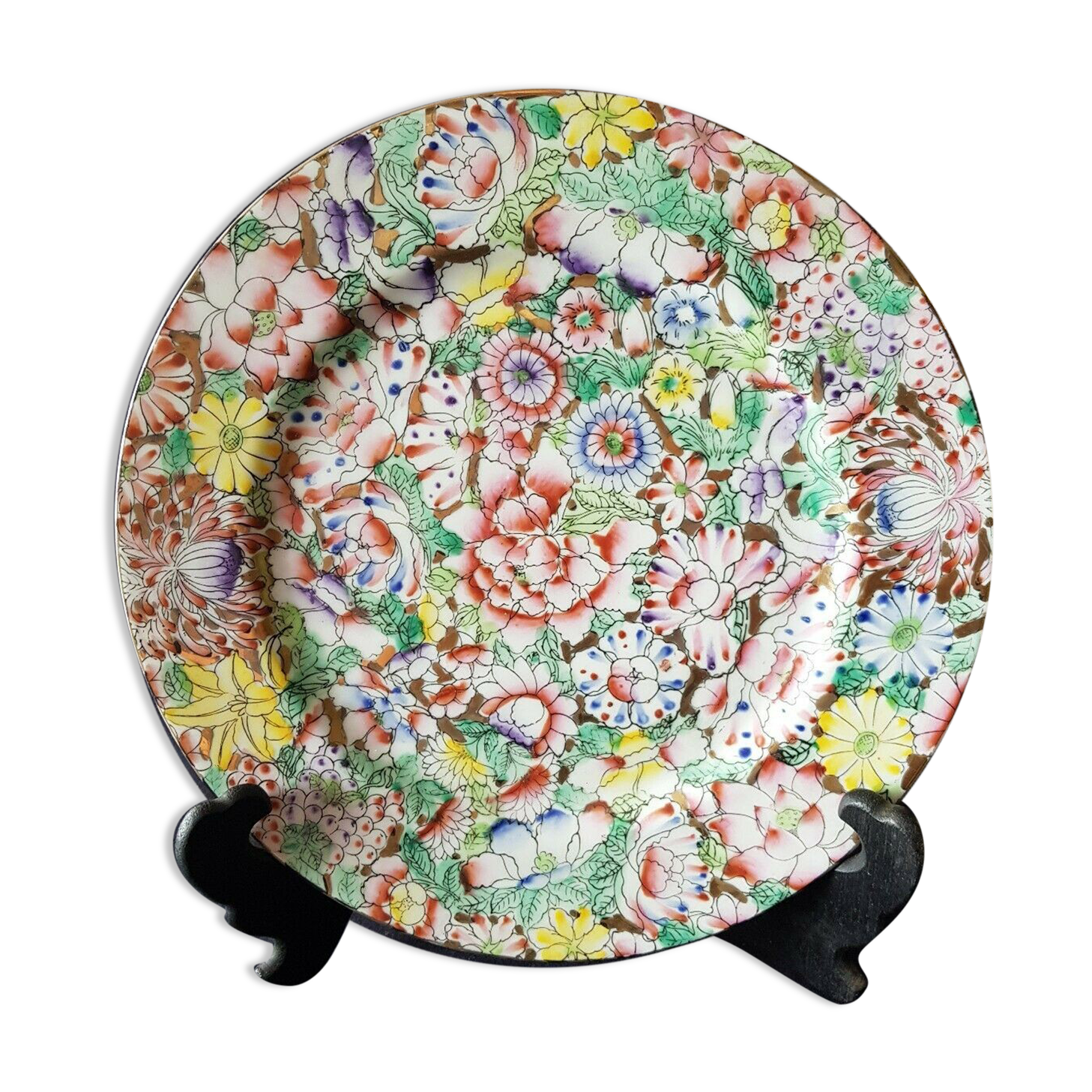 Chinese decorative flat plate Imari