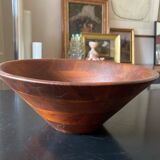 American walnut dish 60s